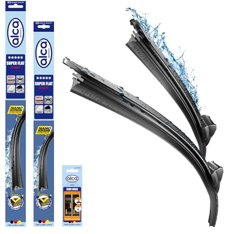 alca® Scheibenwischer Set passend für VW GOLF PLUS (01.2009-02.2014) SUPER FLAT Flachbalkenwischer