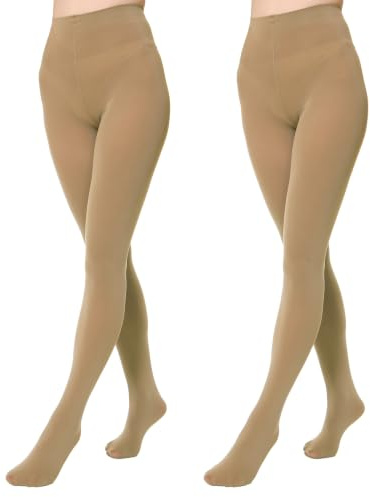 EVERSWE 2 Pairs Pack Women's Opaque Tights