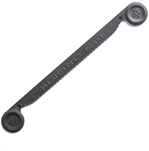 ScrapeYourTongue - #1 Daily Tongue Scraper for Oral Health. 100% Recyclable, Reusable, and Gag Proof Tongue Cleaner (1 Count (Pack of 1))