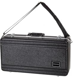 Crossrock ABS Hard-Shell Case for Trumpet with Single Shoulder Strap-Black(CRA862TRBK)
