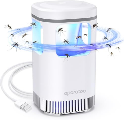 Lámpara Antimosquitos Eléctrico, Mata Mosquitos USB Anti Mosquitos Killer, Portátil Lampara Mosquitos Interior Exterior Eliminador de Insectos Moscas para Doméstico, Dormitorio, Cocina,Cámping,Jardín