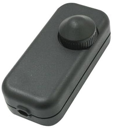 Regulador de luz sobremesa 100W, color negro, para controlar la intensidad lumínica en espacios de trabajo y descanso.
