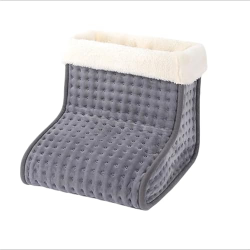 RUIANBAO Calentador de pies para terapia de calor y frío, calentadores de pies suaves y acogedores de franela, calentadores de pies de invierno, lavable