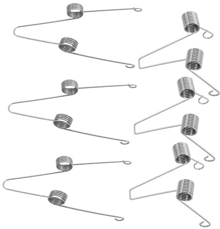 Toyvian 6pcs Water Key Spring Tuba Springs Trombone Spit Valve Trumpet Parts Longevity Design Instrument Accessory