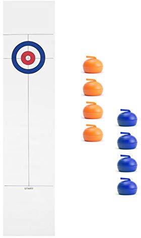 Gioco di curling da tavolo con 8 palle ghiaccio famigliare per e adulti Regalo