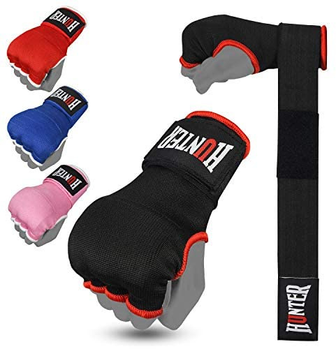 HUNTER Gel Padded Inner Gloves with Hand Wraps for Boxing(Set of 2)