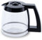 Replacement 12-Cup Glass Carafe, Compatible with Cuisinart Coffee Maker, Replaces DCC-1200PRC (Decorative Stainless-steel Handle)