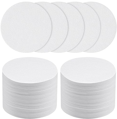 HOTUT Papel de Filtro de Café 58mm,400pcs Filtros de Café de Repuesto Redondos,Natural sin Blanquear,Filtro Desechable para Espresso,Papeles de Filtro de Café