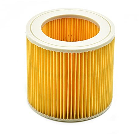 CYPHE Dammsugare Kassettfilter Byte Kompatibel med Karcher A2004, A2054, A2204, A2656, WD2.250, WD3.200, WD3.300 Dammsugare Dammsugartillbehörssats
