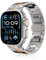 MaEiol Bracelet Métal pour Apple Watch 49mm 45mm 44mm 42mm /Series 10 46mm, Bracelet Remplacement Acier Inoxydable Hommes Femmes pour Apple Watch Ultra 2/SE/Series 10 9 8 7 6 5 4 3 2 1, Titane+Orange