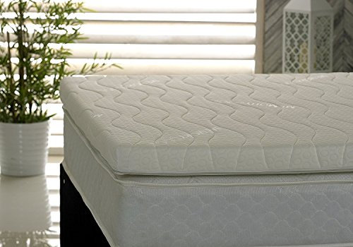 Visco Therapy Memory Foam, Firm Comfort, 3Inch (7.5cm) Mattress Topper with Free Luxury Cover (4FT6 Double)