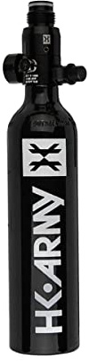 HK Army 13ci/3000psi Compressed Air HPA Paintball Tank Air System w/Regulator - Black
