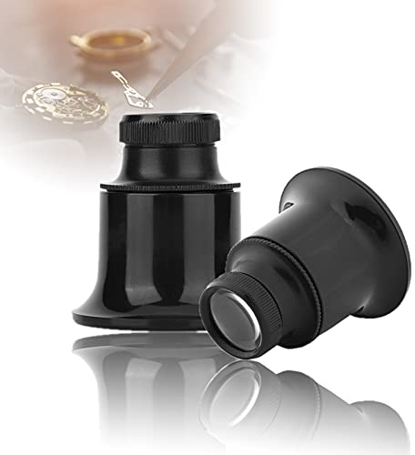 10X Uhrmacherlupe, Uhrmacher Lupenbrille, Lupenbrille Monokular, Lupen für Uhr Reparatur, Lupe für Hobby Uhr Schmuck Münzen Uhrmacher Elektriker Juweliere Nähen Handwerk