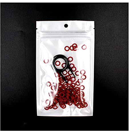 110PCS Keycaps O Ring Seal Keyboard O-ring Switch Sound Dampeners Suitable For Cherry MX Keyboard Damper Replacement Noise Reduction Seal,Red,9x4x2.5mm
