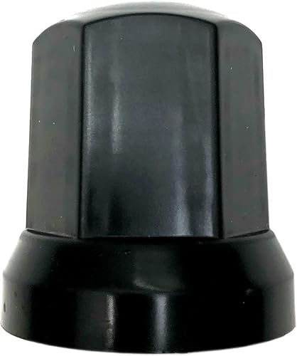 MelTruck Radmutterkappen Schutz Abdeckung Ø32 mm für Schrauben für LKW (60, Schwarz, Höhe - 54,5 mm)
