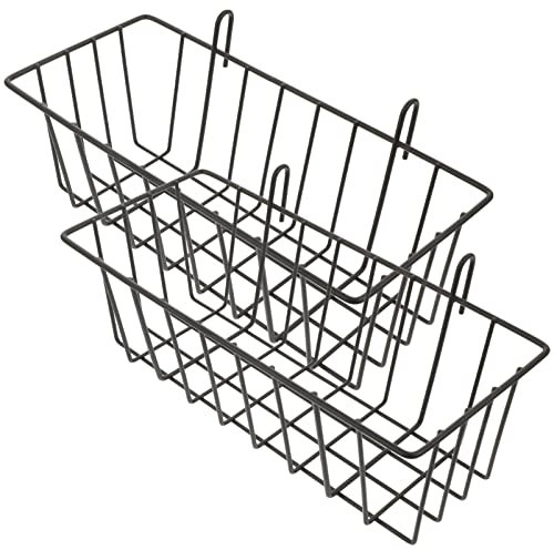 VILLCASE Rabbit Hay Feeder Metal Hanging Hay Holder for Guinea Pigs Small Animals with Hooks 9X4X3 Inches Multi-Function Feeder Rack for Cages