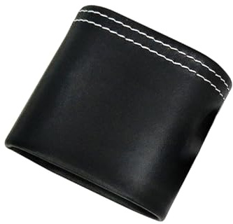 Vaso de Dados, Vaso de Dados de Cuero silencioso de Doble Capa de 2, 8 x 1, 4 Pulgadas, apilable de portátil para Bar, Karaoke, póker, Juegos de Fiesta, Juego de , apilable de