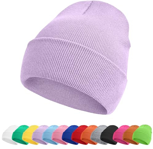 ZOORON Toddler Beanie Baby Kids Beanies Warm Winter Hat Knit Skull Cap for Boys & Girls Soft Children Infant Hat