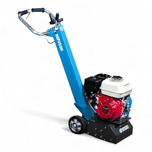 HOC BARTELL BEF200N SPE CONCRETE SCARIFIER WITH 3 HP ELECTRIC POWER - ASSEMBLED IN NORTH AMERICA! (BEF200N - 2(A) + Friction Cage With B-2 Cutters 6.50 (16.5Cm) Path)
