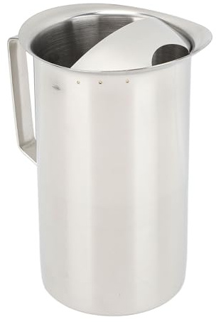 ZJchao Brocca per l'acqua, Bollitore per Cubetti di Ghiaccio Acciaio 304 Meno Brocca per Ghiaccio a Grande capacità con Filtro per il Contenitore per Isolato Bar per Secchielli per per Bar Feste