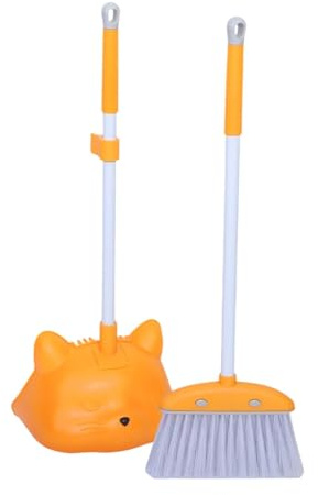 Pitycbo Broom Infantil Juego de Escoba y Recogedor para Niños, Juego de Limpieza Infantil, Desarrollar Hábitos Función Educativa, Juguetes Educativos para Hogar, Interiores y Exteriores, Preescolar