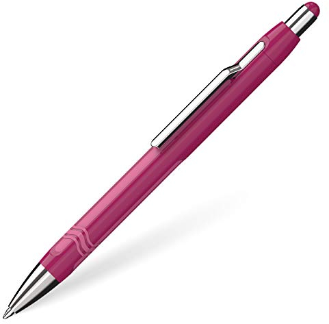 Schneider 138608 Epsilon Druckkugelschreiber (Strichstärke XB, Schreibfarbe: blau, dokumentenechte Mine) boysenberry