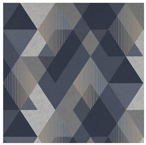 Sublime Navy Decadence Diamond Wallpaper
