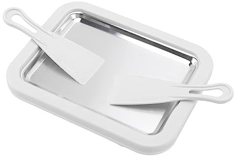 Kliplinc Molde de helado de acero inoxidable para uso doméstico, placa, yogur, helado frito, molde para manualidades