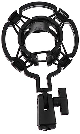 BESTonZON Montura Para Micrófono Antivibración Soporte De Plástico Con Clip Para Micrófonos De Condensador Reducción De Ruido Para Estudios De Grabación y Radiodifusión