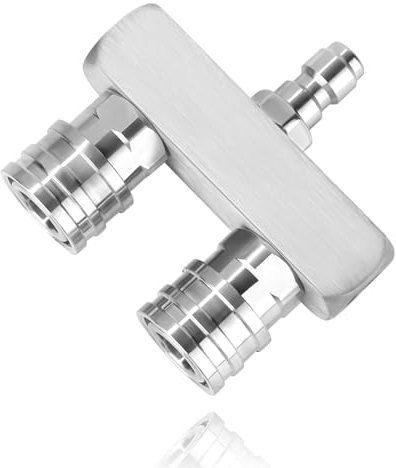 Embout de Nettoyeur Haute Pression, 2 en 1 Buse de Nettoyeur Haute Pression avec Connecteur Rapide de 0,64cm 4000 PSI Pressure Washer Tips Double pour Surface Vinyle Voiture en Béton de Jardin