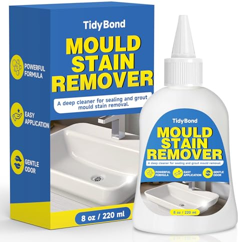 Mould Remover Gel, 220ml Heavy Duty Mould Stain Cleaner - Deep Clean for Washing Machine Seals, Rubber Gasket, Bathroom Grout, Tile, Shower, Caulk