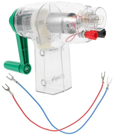 FRCOLOR Generatore Manuale Fai da Te per Festa Scuola Decor, Kit Educativo Magnete e Plastico per Progetti Scientifici e Aumentare la Manualità dei Ragazzo Ragazza