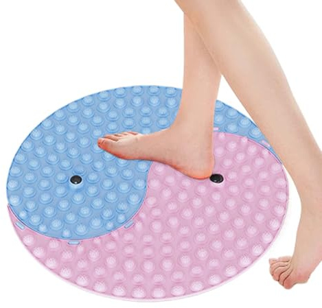 Fellflying Tappetino massaggiante per piedi | piastra spessa pieghevole | tappetino da massaggio con palloni – per meditazione, pratica yoga quotidiana, rilassamento del pavimento, comfort fitness
