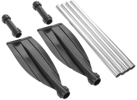 Healvian Pagaie de Kayak en Alliage D'aluminium Double Extrémité Détachable 210 Cm Rame Légère et Résistante pour Bateau Kayak et Radeau Polyvalents et Solide