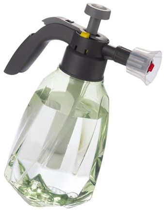 Pitadue Annaffiatoio a pressione grande per interni da 1,5 l, bottiglia d'acqua trasparente di grande capacità, per interni ed esterni, spruzzatore per fiori e fiori, annaffiatoio ad alta pressione