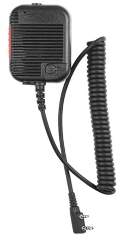 Tvåvägs radio taktisk högtalare mikrofon justerbar volym handmikrofon med 3,5 mm öronsnäcka port för Baofeng AR-152 radio NATEFEMIN