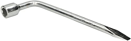 KOTARBAU® Auto-Radschlüssel gebogen 19 mm aus Kohlenstoffstahl Verchromt