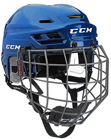 CCM Tacks 310 Helm Combo Senior, Größe: M, Farbe: Royal Blue
