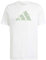 adidas Herren AEROREADY Tennis Logo Slam Graphic Tee T-Shirt, White, L