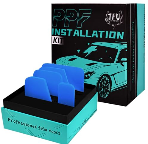 Uhngw Herramientas para Tinte De Ventanas - Kit de Instalación para Vinilado de Vehículos | 5 Piezas para Película de Ventanas Exhibición Retail Moto Baño Hogar Auto Camión Uso Comercial