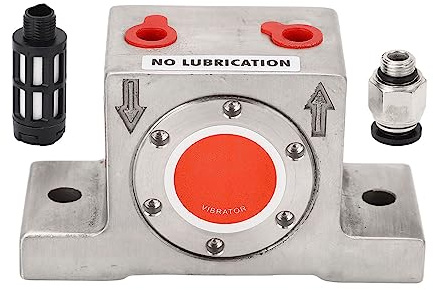 Pneumatisk Turbinvibrator GT10, Luftturbinoscillator Luftinlopp och Utloppsgänga G1/8 för Industriell Trattsandblåsare