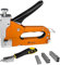 Ceisazira Sparapunti per Legno 3 in 1, Graffettatrice per Legno, Spillatrice Grande, Spara Chiodi, Graffatrice Manuale, Pistola Sparachiodi, Chiodatrice con 1800 Graffette per Tessuto, Mobili