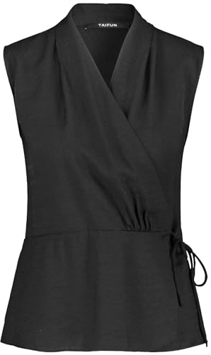 Taifun 560386-11115-1100 Blusas, Negro, 46 Mujeres