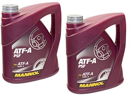 2 x 4 Liter MANNOL ATF-A Automatic Fluid Getriebeöl Automatikgetriebe Öl Servoöl