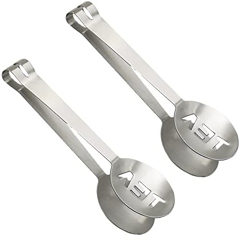 2 Pcs Tea Strainer Herba Tea Tongs Tea Bag Spoon Mini Sugar Clip Tea Bag Strainer Tea Bag Tongs for Loose Tea Loose Leaf Gripping Ice Cubes Tea Bags