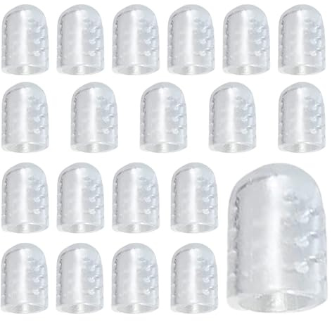 TOE CAP - PROTECTORES DE TOE | Cubierta de protección excesiva con escudo de silicona anti-estación | tobillo ultra para manga teatral protectora para el dolor y el cuidado del pie
