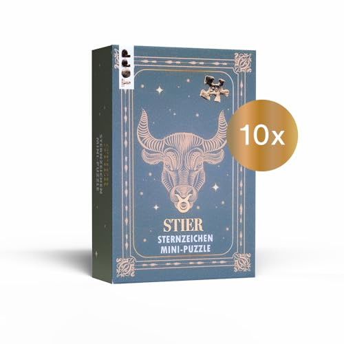 Refill Set: Zodiac Sign Mini Puzzle Taurus 10 Pieces: 50 Pieces Mini Puzzle