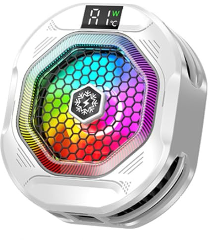 Hipzeepo Th12 24 W semiconductor telefon magnetisk kylare iskylare temperaturtemperaturklämma klämma på kylare stark snabb chill vit