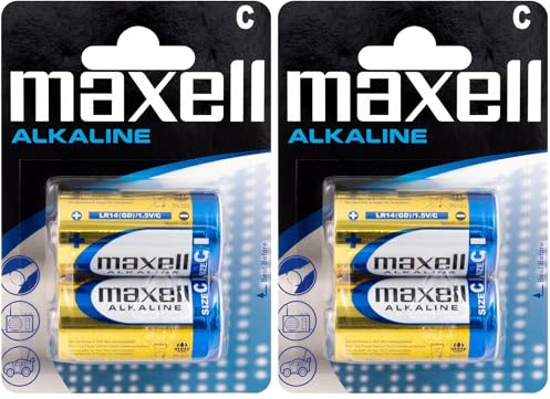 Maxell LR14 / C MN1400 Alq batería Pk2 (Paquete de 2)