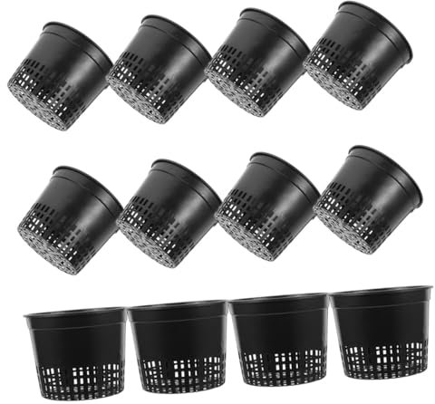 JOINPAYA 12pezzi Vasi Rete in Plastica Riutilizzabili Tazze Per Coltivazione Senza Cestini Per Giardinaggio Per Ortaggi Frutta e Fiori Adatti Per Balcone Giardino e Vivaio Per Semina
